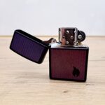 TWO TONE FLAME DESIGN ZIPPO
