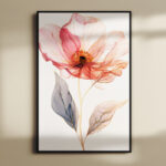 ΕΚΤΥΠΩΣΗ ΑΦΙΣΑΣ / CANVA FLOWER TRASPARENT