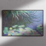 ΕΚΤΥΠΩΣΗ ΑΦΙΣΑΣ / CANVA CLAUDE MONET Nymphéas Avec Reflets De Hautes Herbes (1914-17)