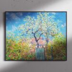 ΕΚΤΥΠΩΣΗ ΑΦΙΣΑΣ / CANVA CLAUDE MONET Poirier En Fleurs (1885)