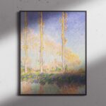 ΕΚΤΥΠΩΣΗ ΑΦΙΣΑΣ / CANVA CLAUDE MONET Poplars (1891)