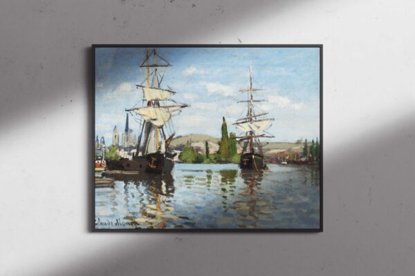 Ships Riding on the Seine at Rouen (1872-1873)Α