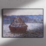ΕΚΤΥΠΩΣΗ ΑΦΙΣΑΣ / CANVA CLAUDE MONET Stack of Wheat (1890)