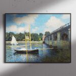 ΕΚΤΥΠΩΣΗ ΑΦΙΣΑΣ / CANVA CLAUDE MONET The Bridge at Argenteuil (1874)
