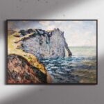 ΕΚΤΥΠΩΣΗ ΑΦΙΣΑΣ / CANVA CLAUDE MONET The Cliff of Aval, Etrétat (1885)