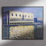 ΕΚΤΥΠΩΣΗ ΑΦΙΣΑΣ / CANVA CLAUDE MONET The Doges Palace (Le Palais ducal)