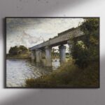 ΕΚΤΥΠΩΣΗ ΑΦΙΣΑΣ / CANVA CLAUDE MONET The Railroad bridge in Argenteuil (1873 - 1874)