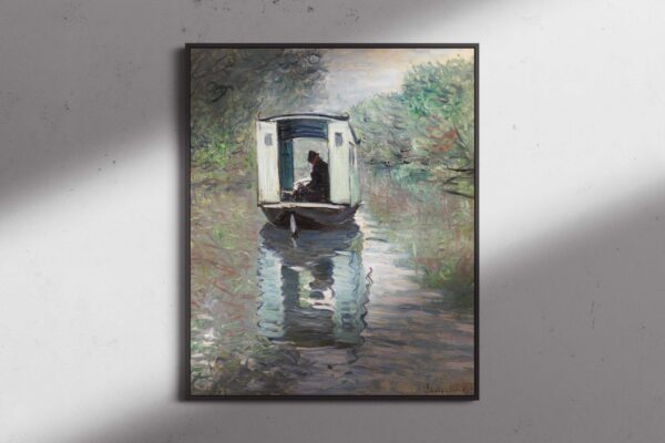 The Studio Boat (Le Bateau-atelier) (1876)Α