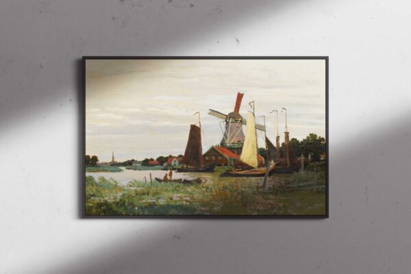 Un Moulin À Zaandam (1871)Α